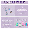 Unicraftale 30Pcs Ion Plating(IP) 304 Stainless Steel Pendant Cabochon Settings STAS-UN0049-14-5