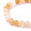 Natural Topaz Jade Beads Stretch Bracelets BJEW-F380-01-B07-2