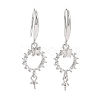 Anti-Tarnish Rhodium Plated 925 Sterling Silver Earring Hooks LS-STER-D035-37P-1