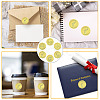 6 Patterns Aluminium-foil Paper Adhesive Embossed Stickers DIY-WH0451-012-4