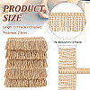 Two Tone Polyester Twisted Rope Tassel Fringe Trimming DIY-WH0304-703B-2