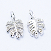 Brass Micro Pave Cubic Zirconia Charms LS-KK-P133-04P-NR-2