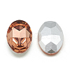 Pointed Back Glass Rhinestone Cabochons RGLA-T080-8x10mm-08-2