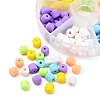 6 Colors Polymer Clay Bead Strands CLAY-YW0001-18-4