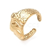 Textured 304 Stainless Steel Finger Rings Components SA-CBA45D5-22G-1