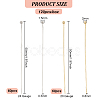 120Pcs 2 Styles Brass Ball Head Pins KK-BC0009-87-2