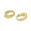 Brass Spring Gate Rings KK-B089-08G-2