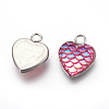 304 Stainless Steel Pendants STAS-F184-B03-2