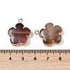 Natural Red Agate Pendants G-P566-01G-02-3