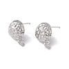 Rack Plating Alloy Stud Earring Findings FIND-I030-11P-2