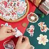 1 Bag Christmas Theme Paper Self-Adhesive Stickers DIY-SC0032-88-3