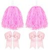 Plastic Cheerleading Pom Poms Cheerleading Hand Flowers AJEW-CN0005-94B-1