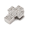 304 Stainless Steel Rhinestone Slide Charms STAS-P421-04D-P-2