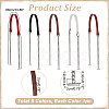 5Pcs 5 Colors Imitation Leather Bag Straps FIND-WR0010-20-2