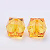 Transparent Acrylic Beads X-TACR-Q259-10mm-V24-2