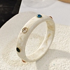 Resin Bangles for Women LS-BJEW-P357-04G-1