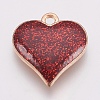 Zinc Alloy Enamel Pendants X-PALLOY-I124-12G-A-1