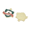 Alloy Enamel Pendants AL-CBAD1A5-01G-G-2