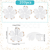 200Pcs Acrylic Bead Caps OACR-SC0001-83F-2