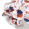 Christmas Theme Cloth Printed Storage Bags ABAG-F010-02A-06-3