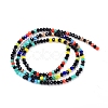 Glass Beads Strands GLAA-F106-B-04-2