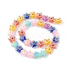 Transparent Glass Beads Strands LAMP-F029-03F-2