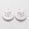 Tarnish Resistant 201 Stainless Steel Pendants STAS-Q201-T474-2