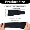 6Pcs 6 Colors Cloth Wide Headband for Sports AJEW-CN0005-07A-2
