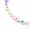 Word LOVE Acrylic Mobile Straps HJEW-JM00643-6