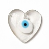 Handmade Evil Eye Lampwork Pendants LAMP-O018-01G-5