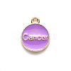 Alloy Enamel Pendants ENAM-S124-01B-01D-3