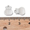 Rhodium Plated 925 Sterling Silver Charms STER-C003-09P-3