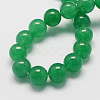 Natural White Jade Bead Strands G-R165-12mm-14-2