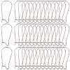 120Pcs 304 Stainless Steel Hoop Earrings Findings Kidney Ear Wires STAS-SP0001-32B-P-1