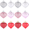 36Pcs 6 Colors PS Plastic Pendant Decorations FIND-SP0005-44-7