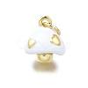 Brass Enamel Charms KK-K400-29G-01-1