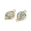 Natural Mixed Gemstone Faceted Connector Charms G-L514-048P-3
