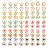200Pcs 10 Colors Plating Acrylic Cabochons OACR-TA0001-17-2