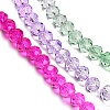 Transparent Painted Glass Beads Strands LS-DGLA-A034-T3mm-A06-4