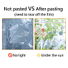 Waterproof PVC Colored Laser Stained Window Film Adhesive Stickers DIY-WH0256-084-8