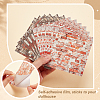 12Pcs 2 Colors Self Adhesive PVC Wall Stickers DIY-GA0007-05B-3