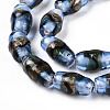 Handmade Gold Sand Lampwork Beads LAMP-T006-01B-3