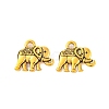 Vintage Elephant Charms PALLOY-ZN-47017-AG-FF-1