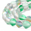 Synthetic Moonstone Beads Strands G-E573-01B-20-4