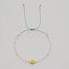 Bohemian Glass Seed Beads Braided Bead Bracelets JT0778-1-1