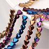 Electroplate Non-magnetic Synthetic Hematite Bead Strands G-F300-22A-1