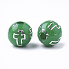 Plating Acrylic Beads PACR-Q113-10H-2