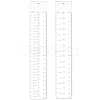 2Pcs 2 Styles Acrylic Rulers AJEW-WH0270-327-1