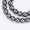 Olycraft Non-magnetic Synthetic Hematite Beads Strands G-OC0001-65-10mm-4