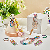 10Pcs Flower Zinc Alloy Swivel Clasps FIND-PH0009-02-5